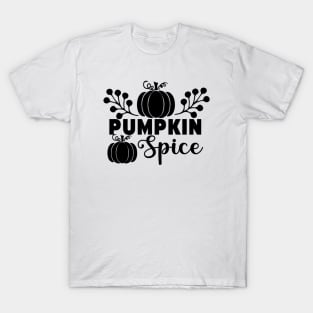 Pumpkin Spice Simple Lettering T-Shirt